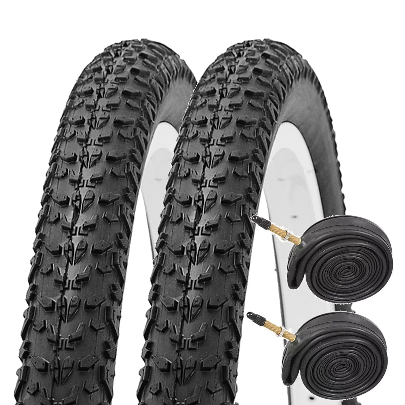 Contrast Rail 29x2.0" 29 Inch Bike Tyre Pair of Tyres With Presta Tubes