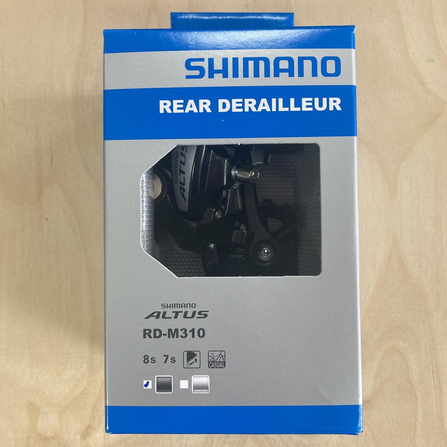 Dérailleur de vélo arrière Shimano RD-M310 SGS à montage direct 7/8 9 vitesses