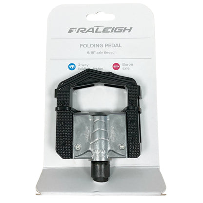 Raleigh Klappbare Fahrradpedale mit 9/16 Zoll-Plattform aus Legierung