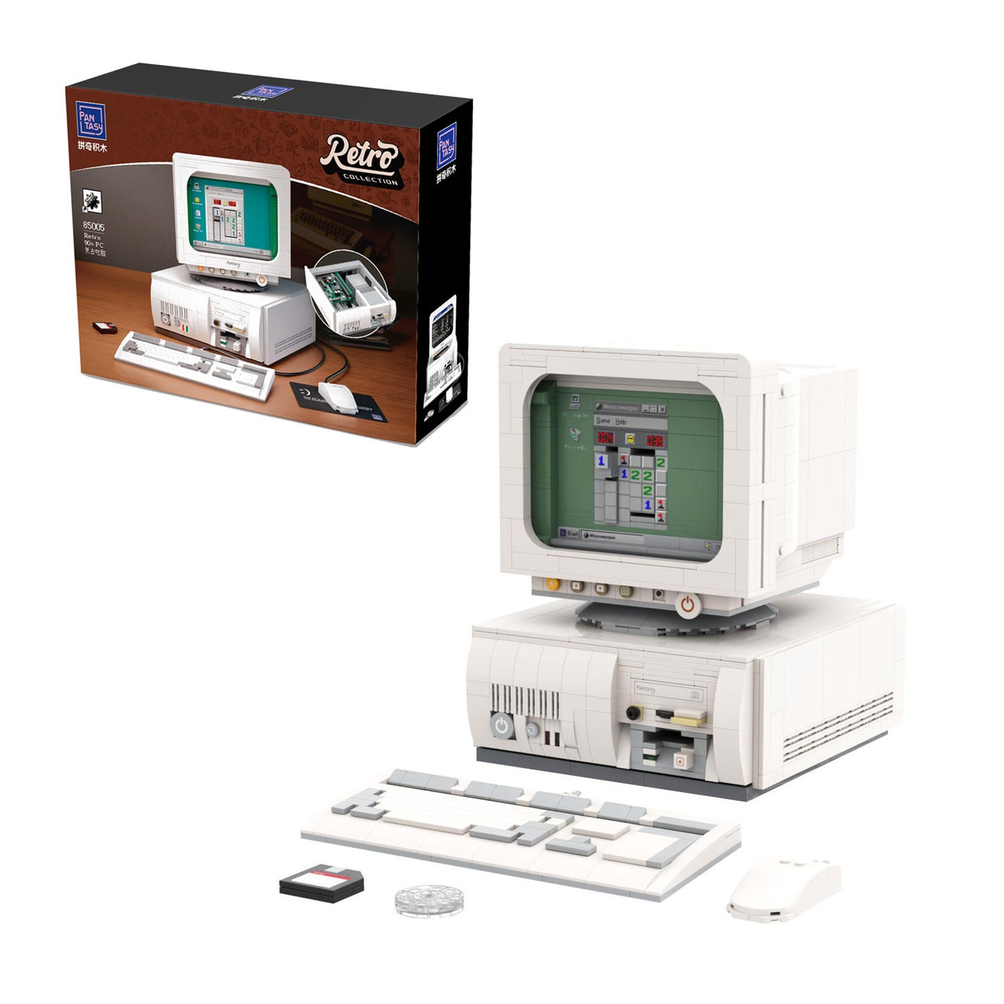 Pantasy Retro 90s Desktop PC 3D Puzzle 1634 Pieces 85005