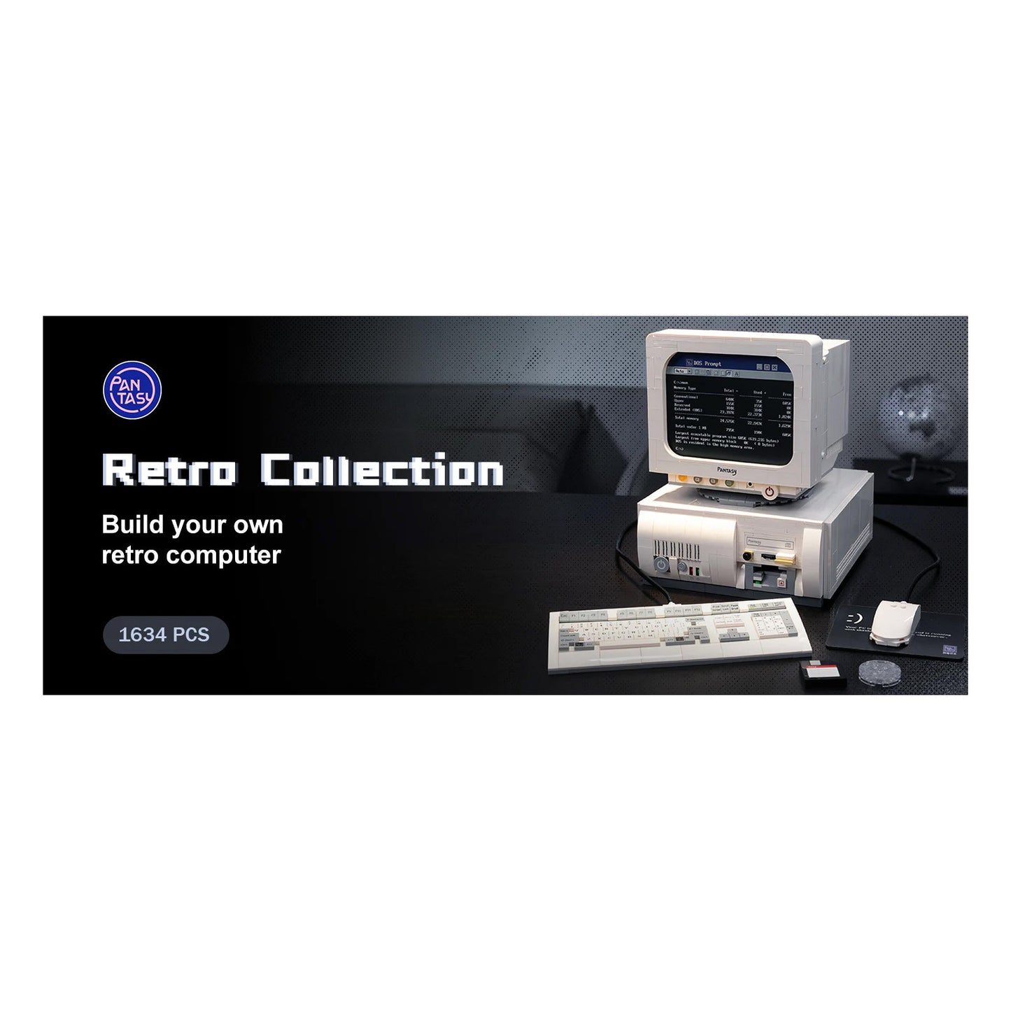 Pantasy Retro 90s Desktop PC 3D Puzzle 1634 Pieces 85005 Alternate 4