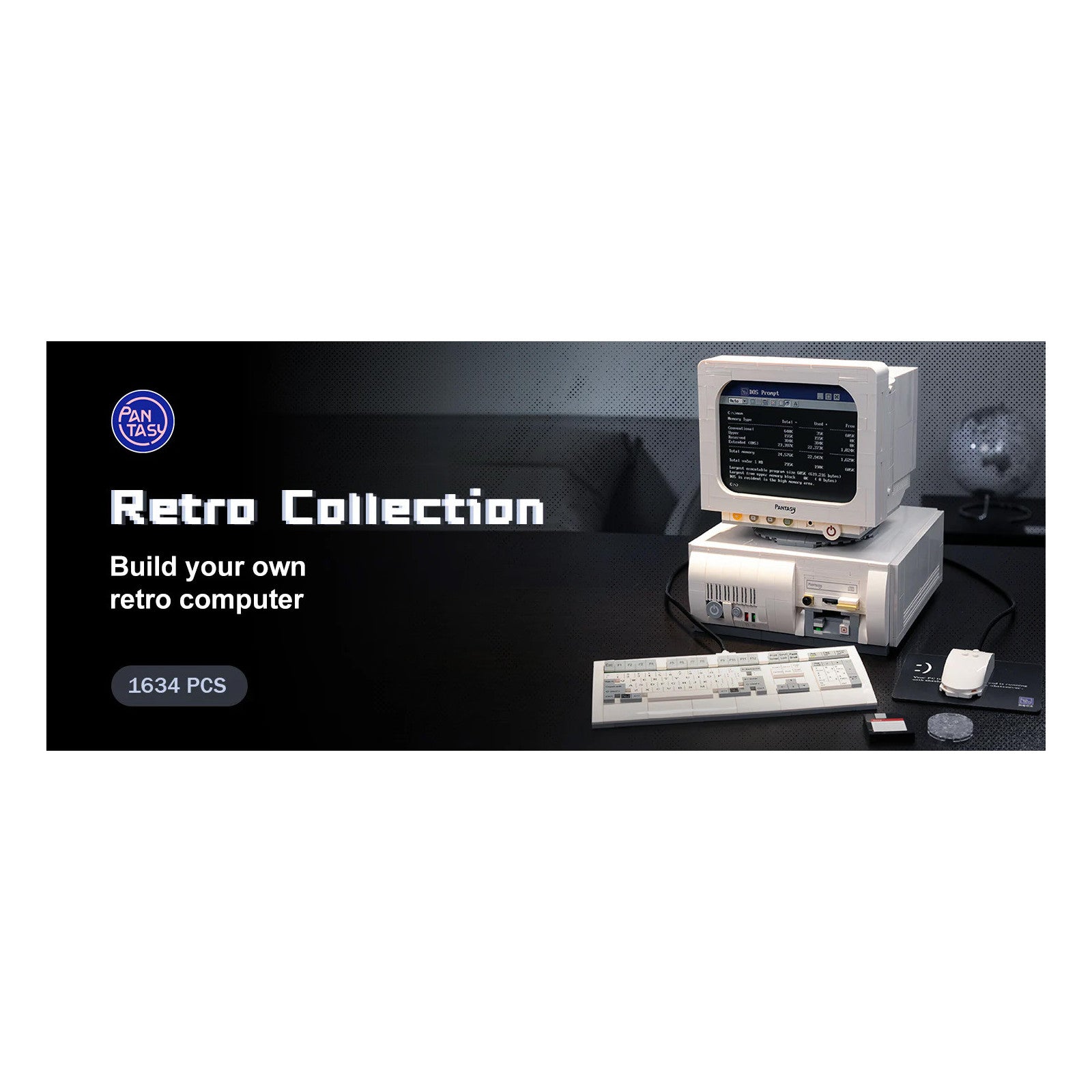 Pantasy Retro 90s Desktop PC 3D Puzzle 1634 Pieces 85005 Alternate 4