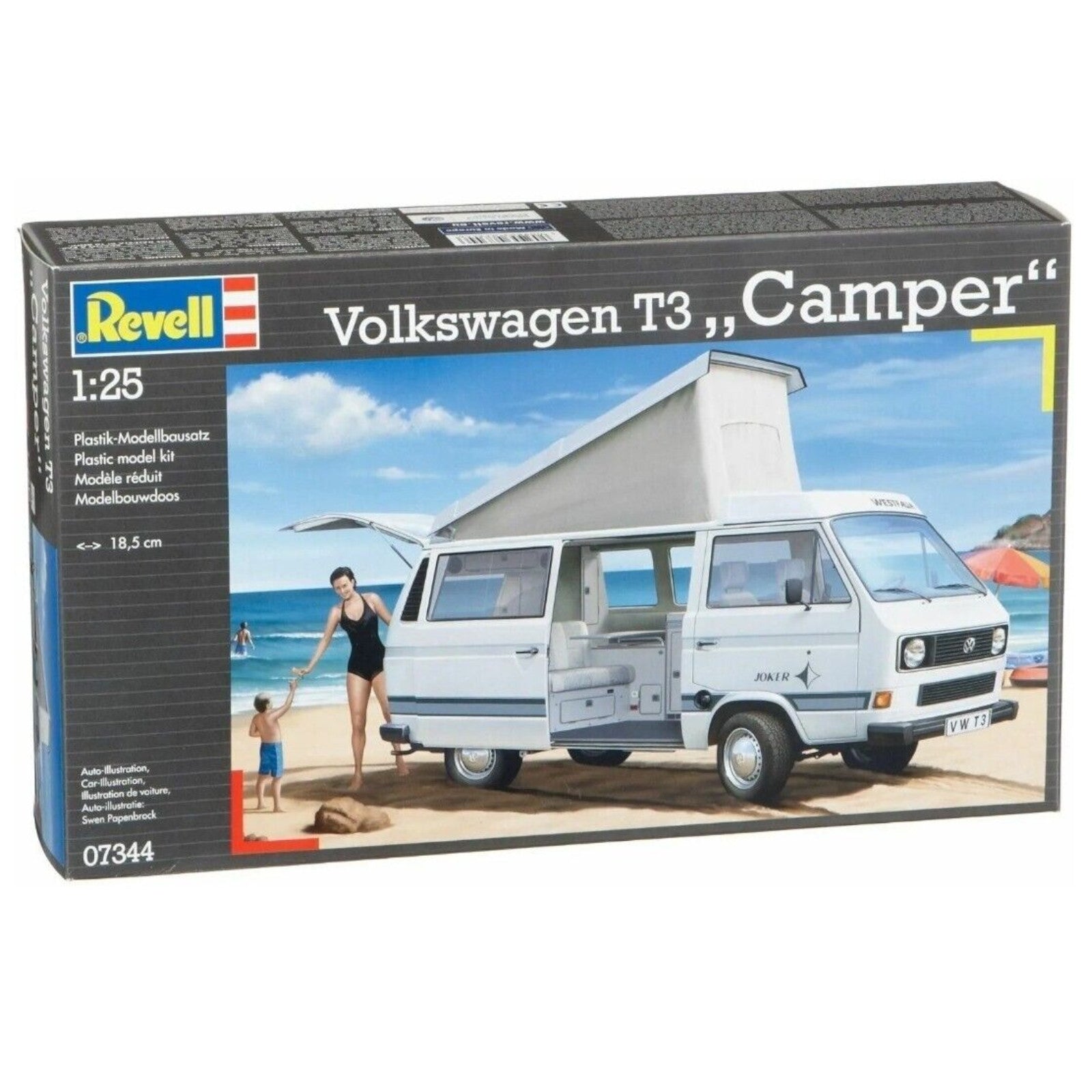 Revell Volkswagen T3 Camper Westfalia Joker 1:25 Van Bus Model Kit VW 07344