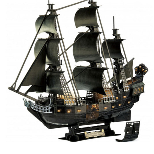 Revell Pirates of the Caribbean Black Pearl Ship 3D Puzzle LED Edition 00155 Alternate 1