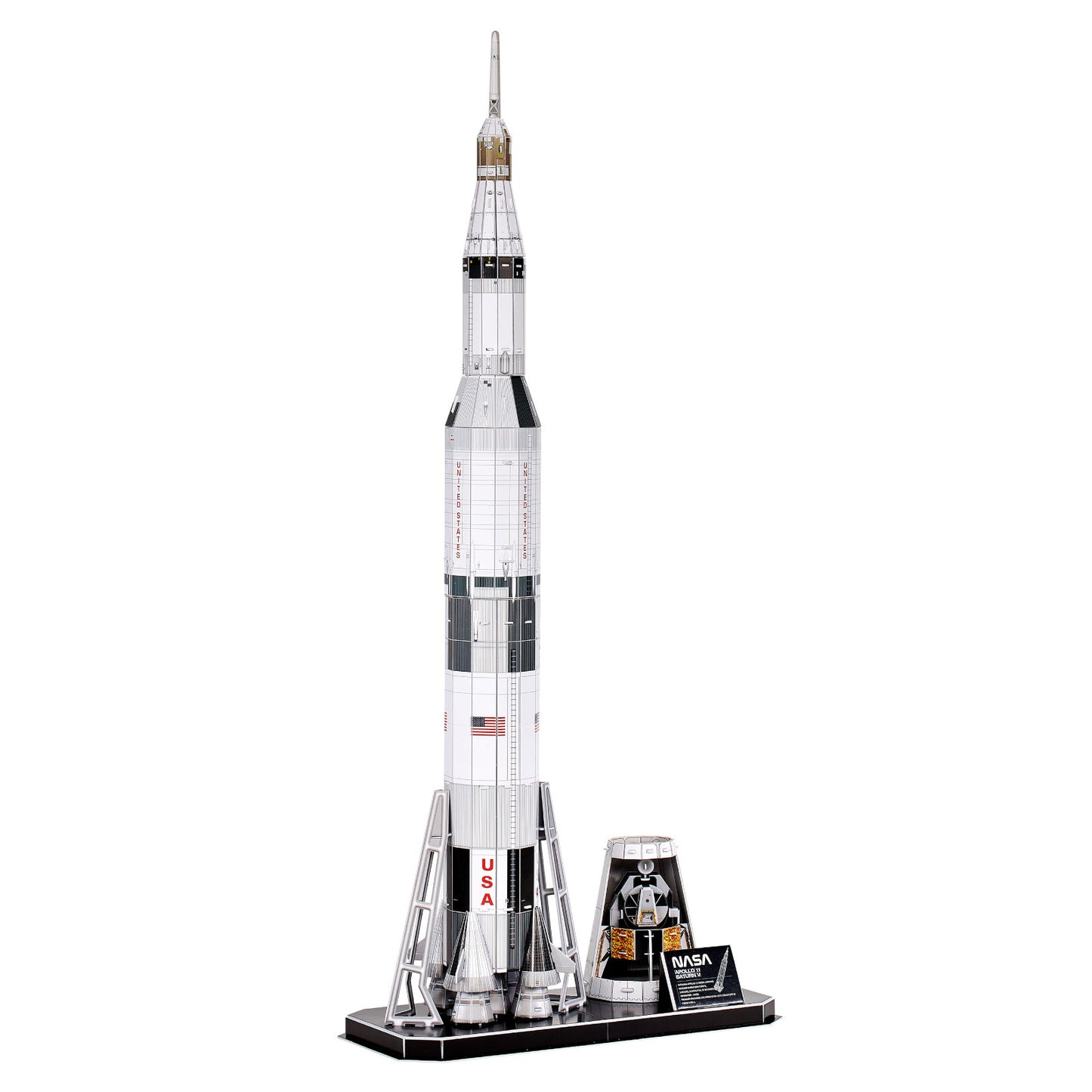 Revell NASA Apollo 11 Saturn V Space Rocket Model 3D Puzzle 1969 00250 Alternate 1