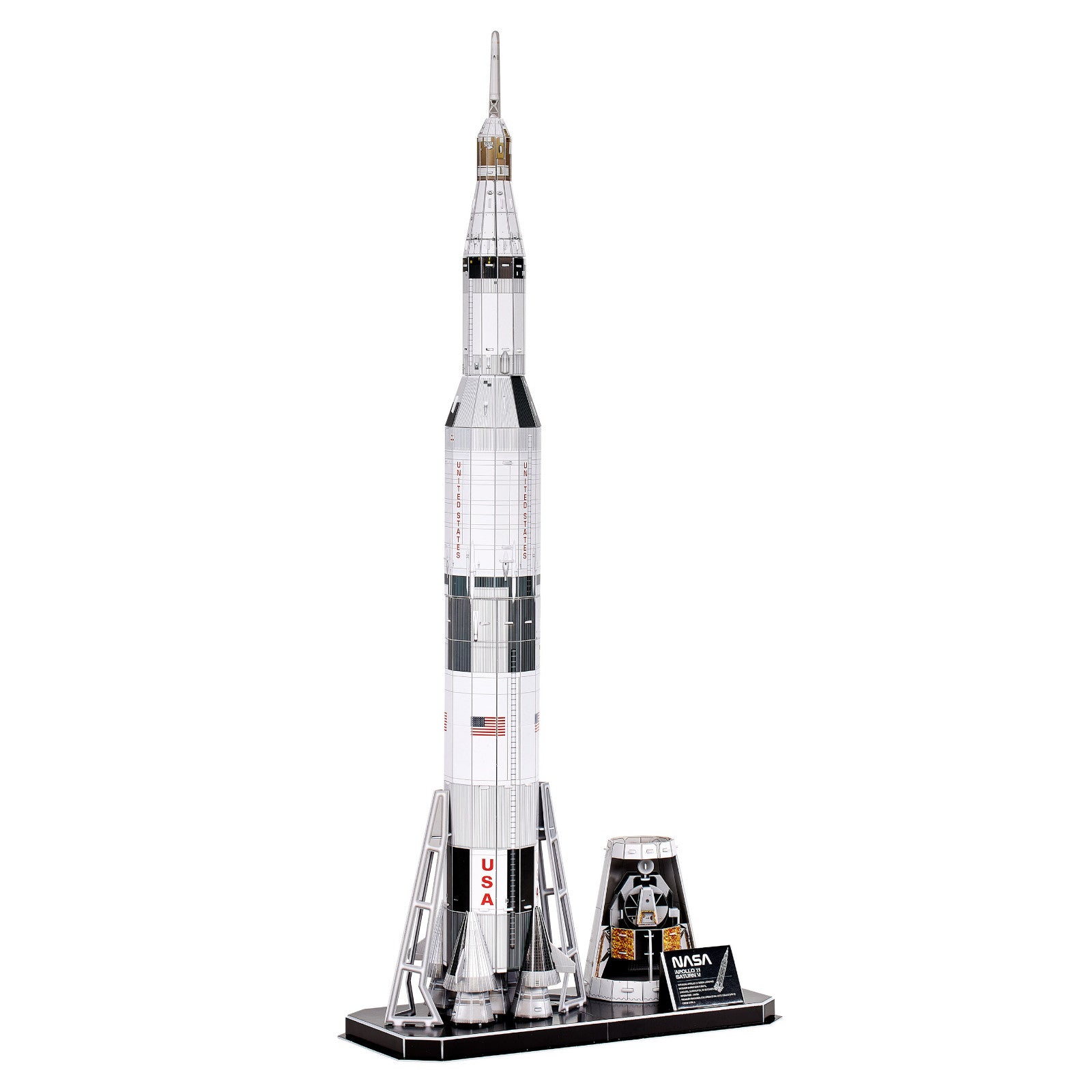 Revell NASA Apollo 11 Saturn V Space Rocket Model 3D Puzzle 1969 00250 Alternate 1