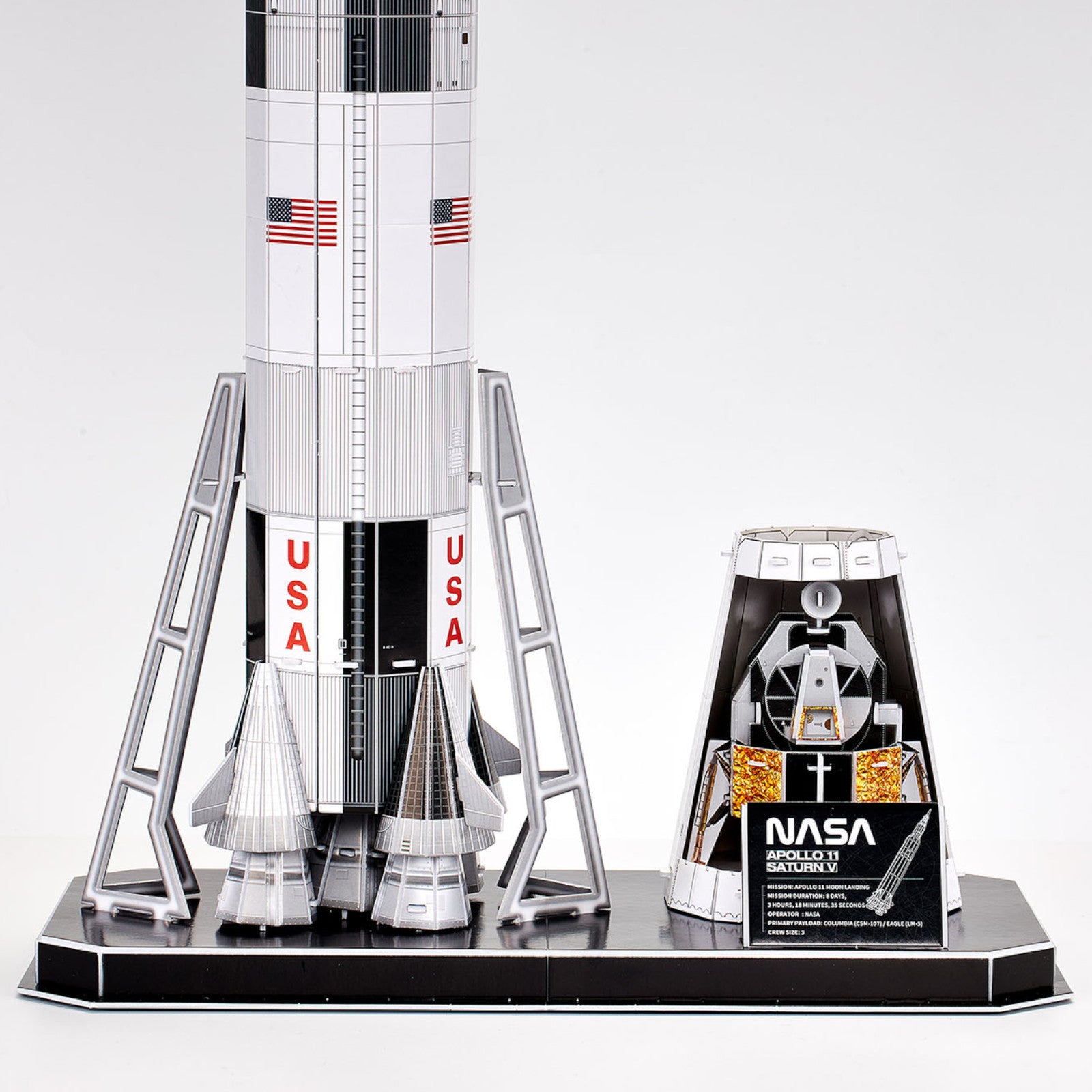 Revell NASA Apollo 11 Saturn V Space Rocket Model 3D Puzzle 1969 00250 Alternate 4