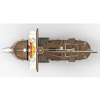 Revell One Piece Flying Lamb Going Merry Pirate Ship 3D Puzzle 00270 Alternate 3