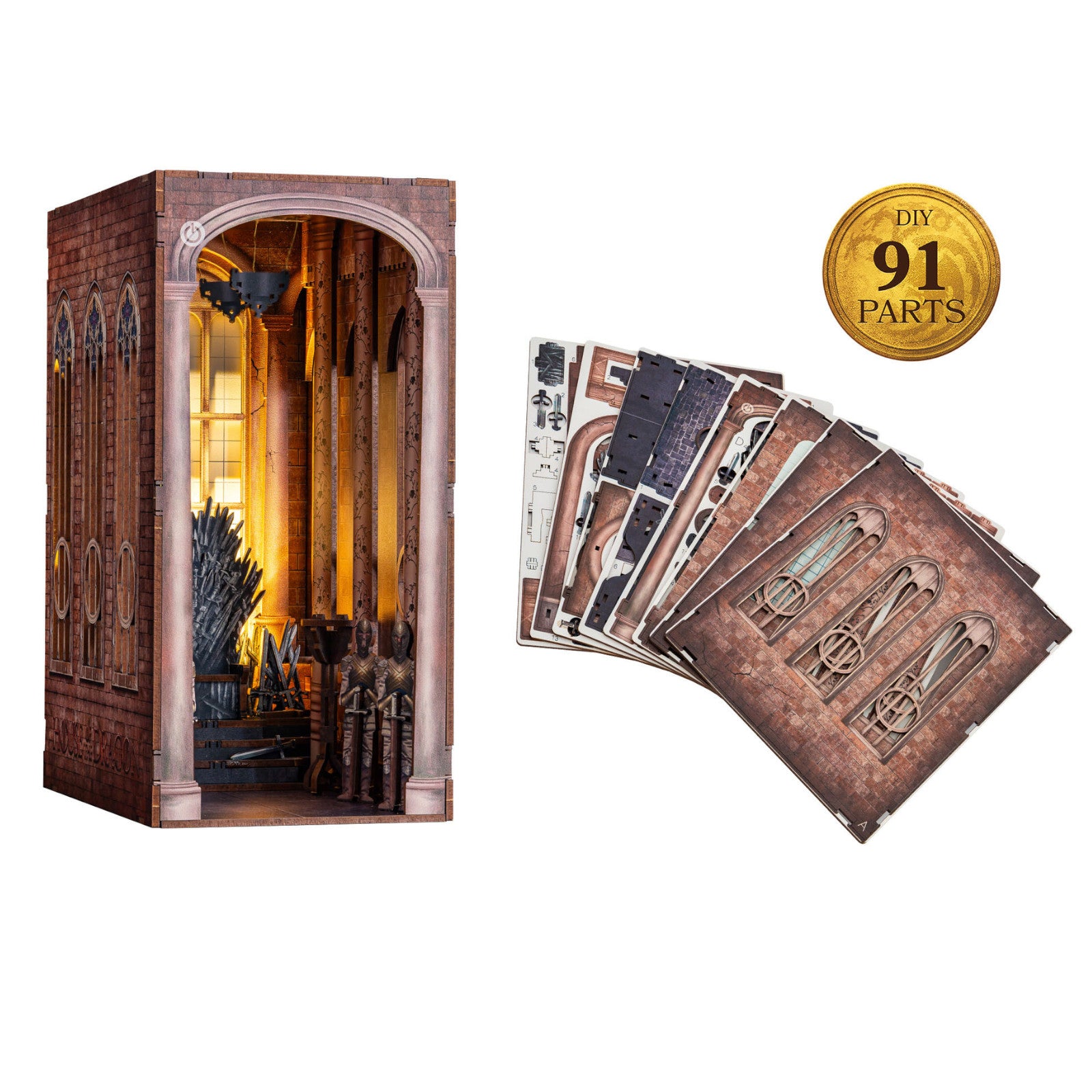 Revell Game of Thrones Tiny Adventure Iron ThroneHouse of the Dragon Landmark Model Kit Alternate 3