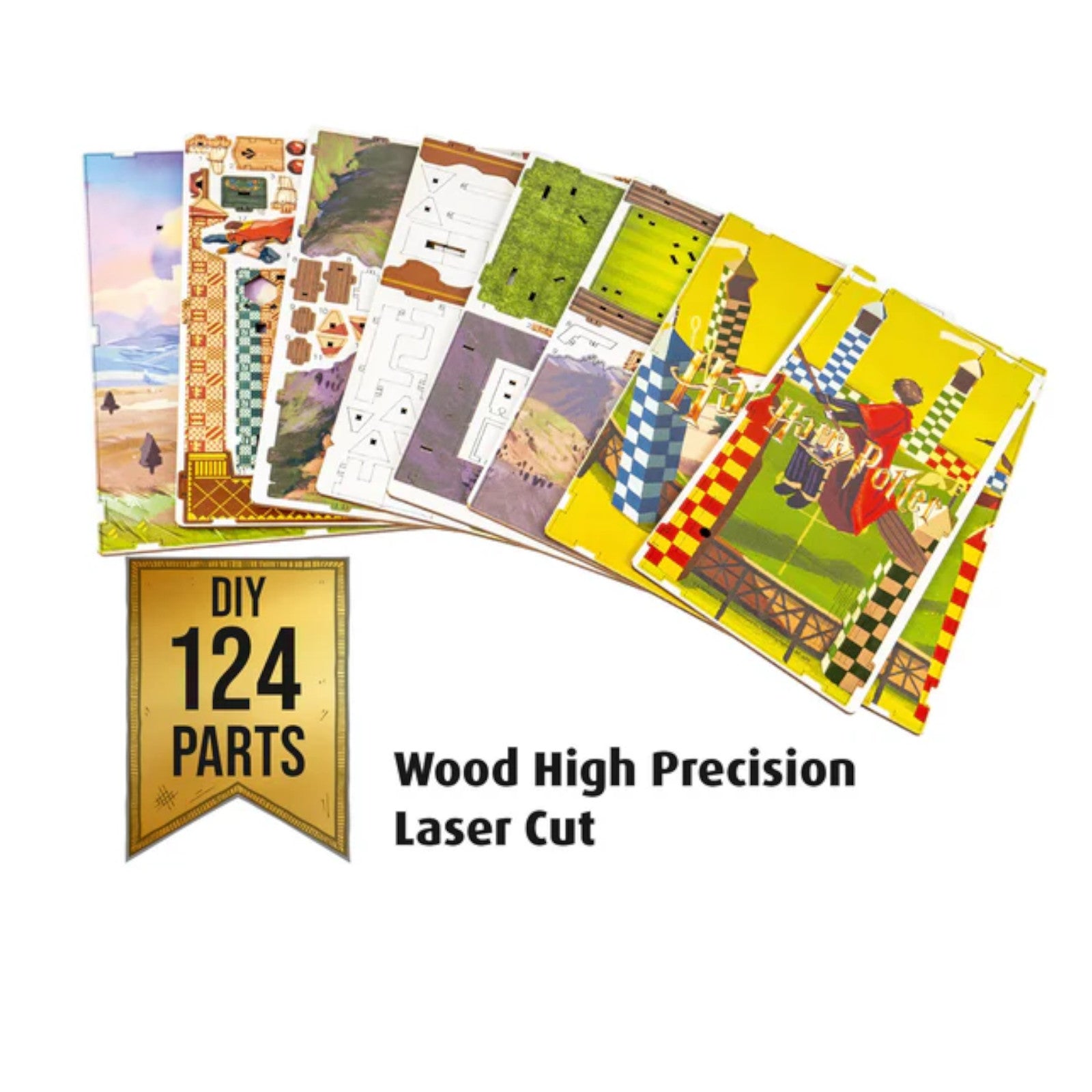 Revell Harry Potter Quidditch Field Tiny Adventures 3D Puzzle Alternate 4