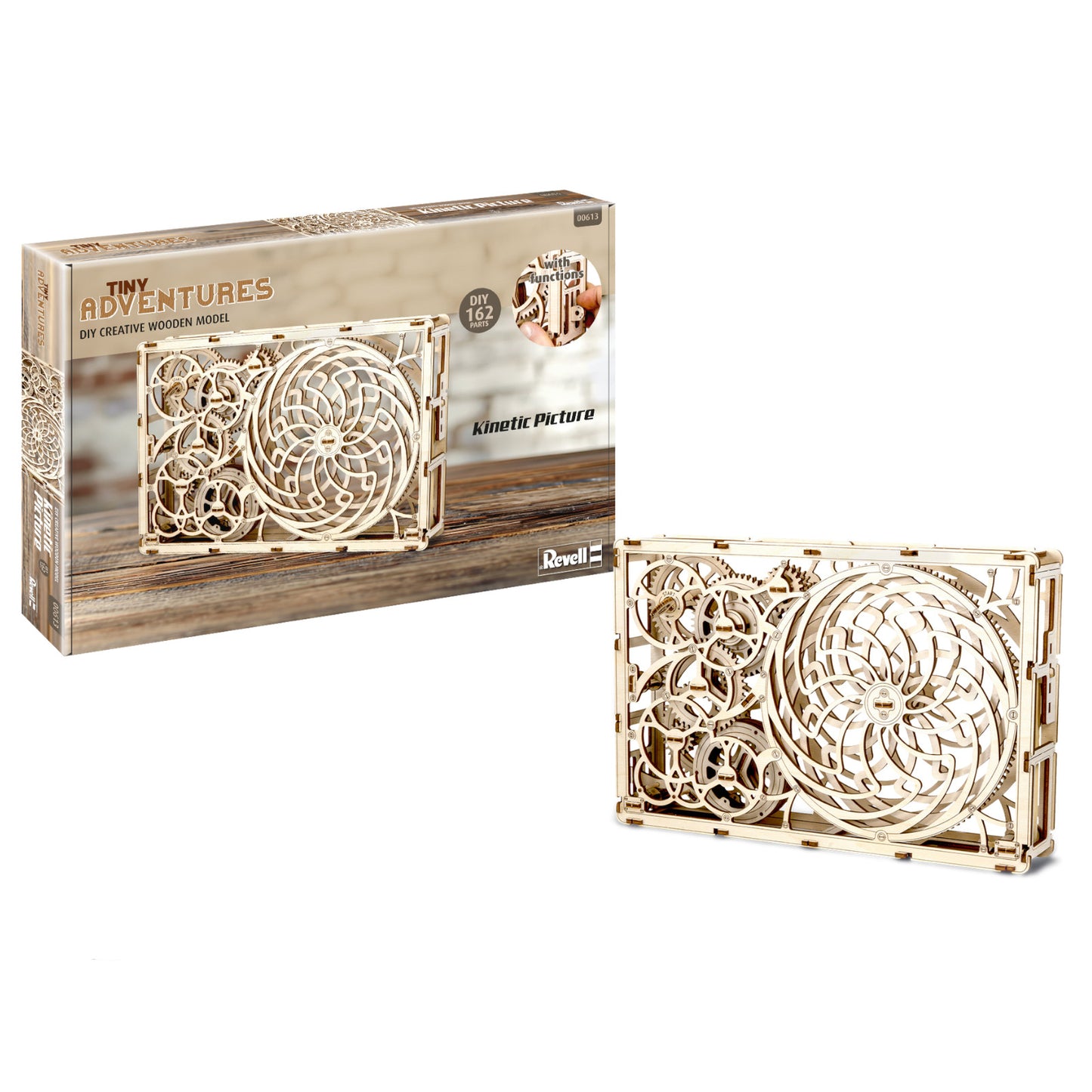 Revell Kinetic Picture Tiny Adventures 3D Puzzle DIY Creative Wooden Model 00613