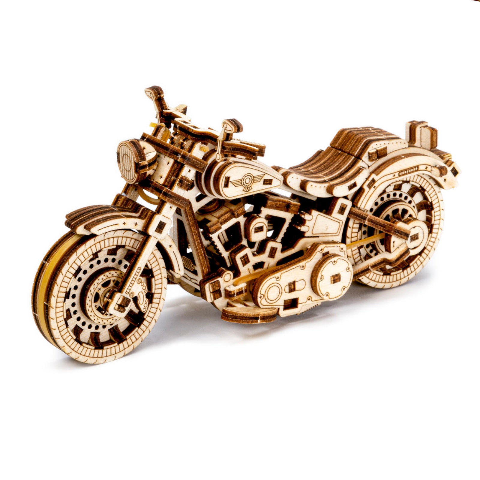 Revell Tiny Adventures Cruiser V-Twin Motorcycle 3D Puzzle Wooden Model 00614 Alternate 1