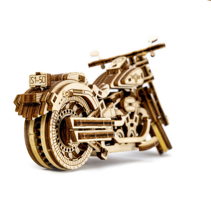 Revell Tiny Adventures Cruiser V-Twin Motorcycle 3D Puzzle Wooden Model 00614 Alternate 2