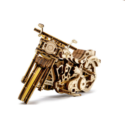 Revell Tiny Adventures Cruiser V-Twin Motorcycle 3D Puzzle Wooden Model 00614 Alternate 3