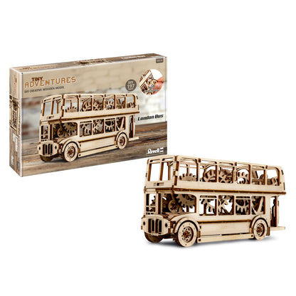 Revell London Bus Tiny Adventures 3D Puzzle DIY Creative Wooden Model 00618