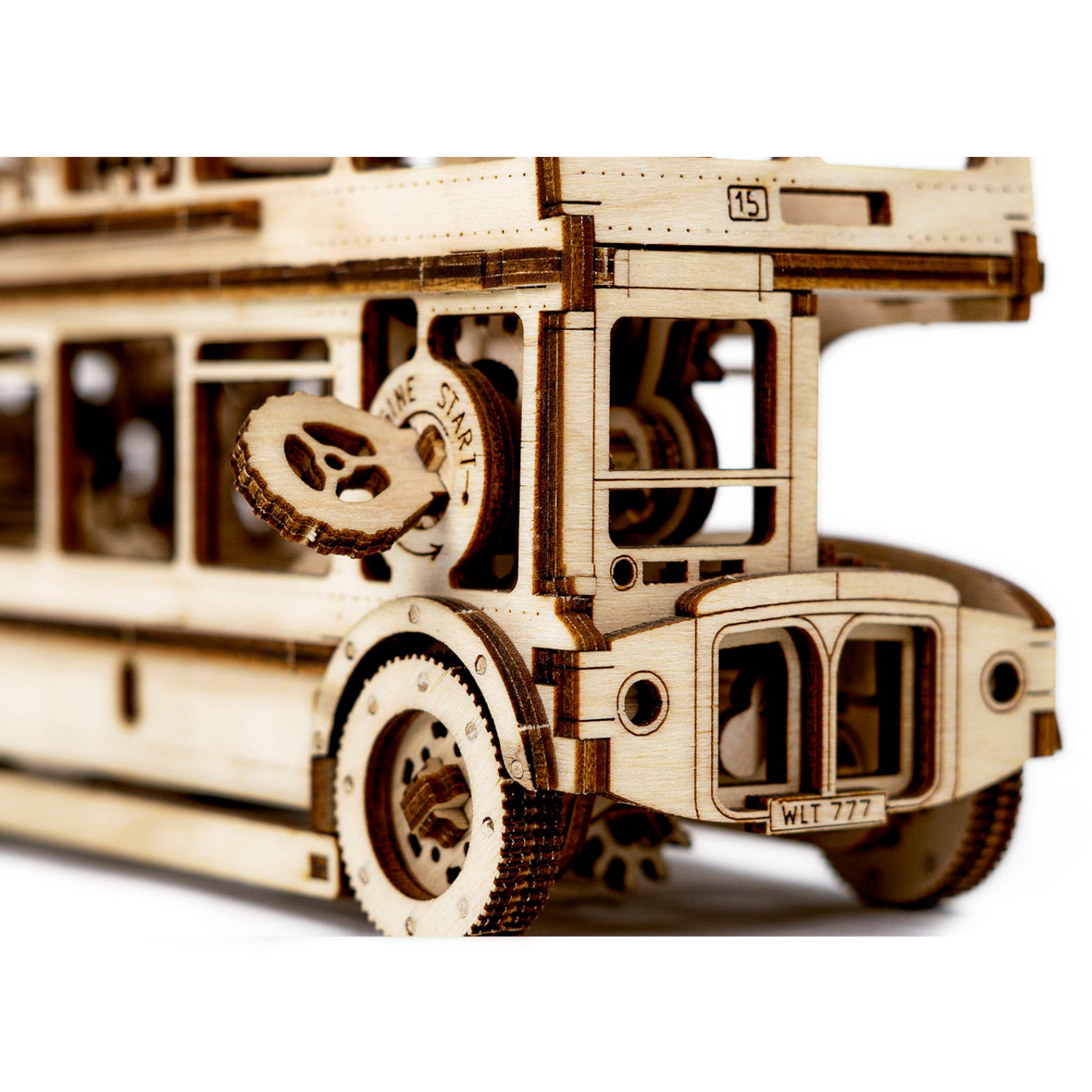 Revell London Bus Tiny Adventures 3D Puzzle DIY Creative Wooden Model 00618 Alternate 2