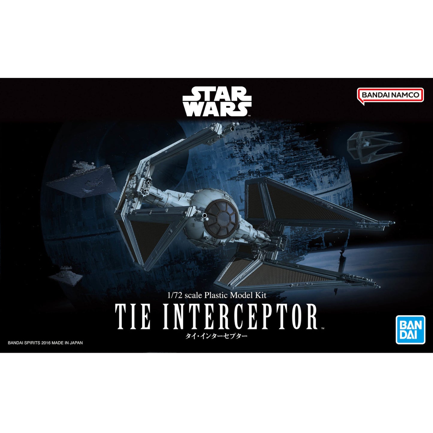 Revell Star Wars TIE Interceptor Bandai Spacecraft Model Kit Easy-Click 01212
