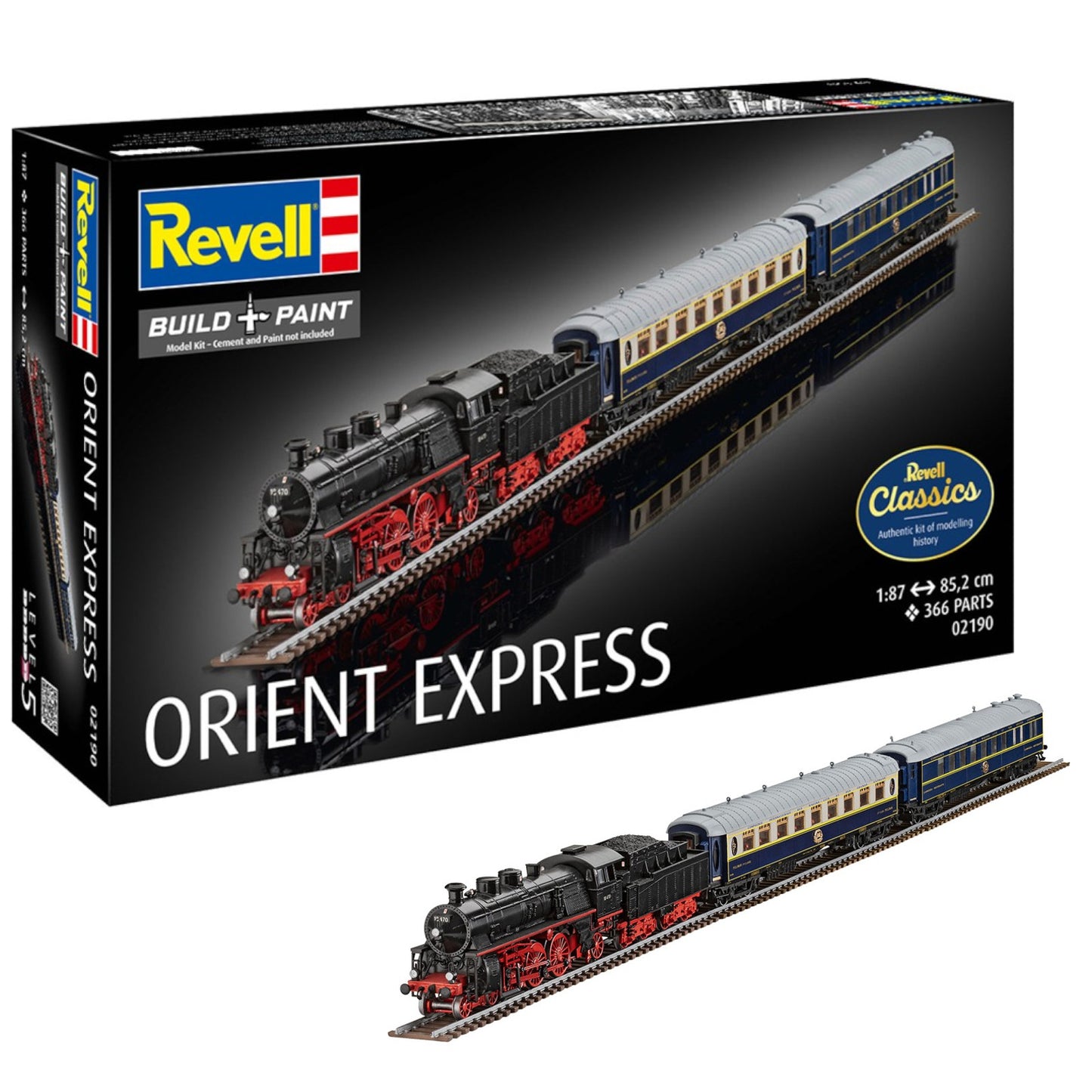Revell Orient Express Revell Classics 02190 Train Model Kit
