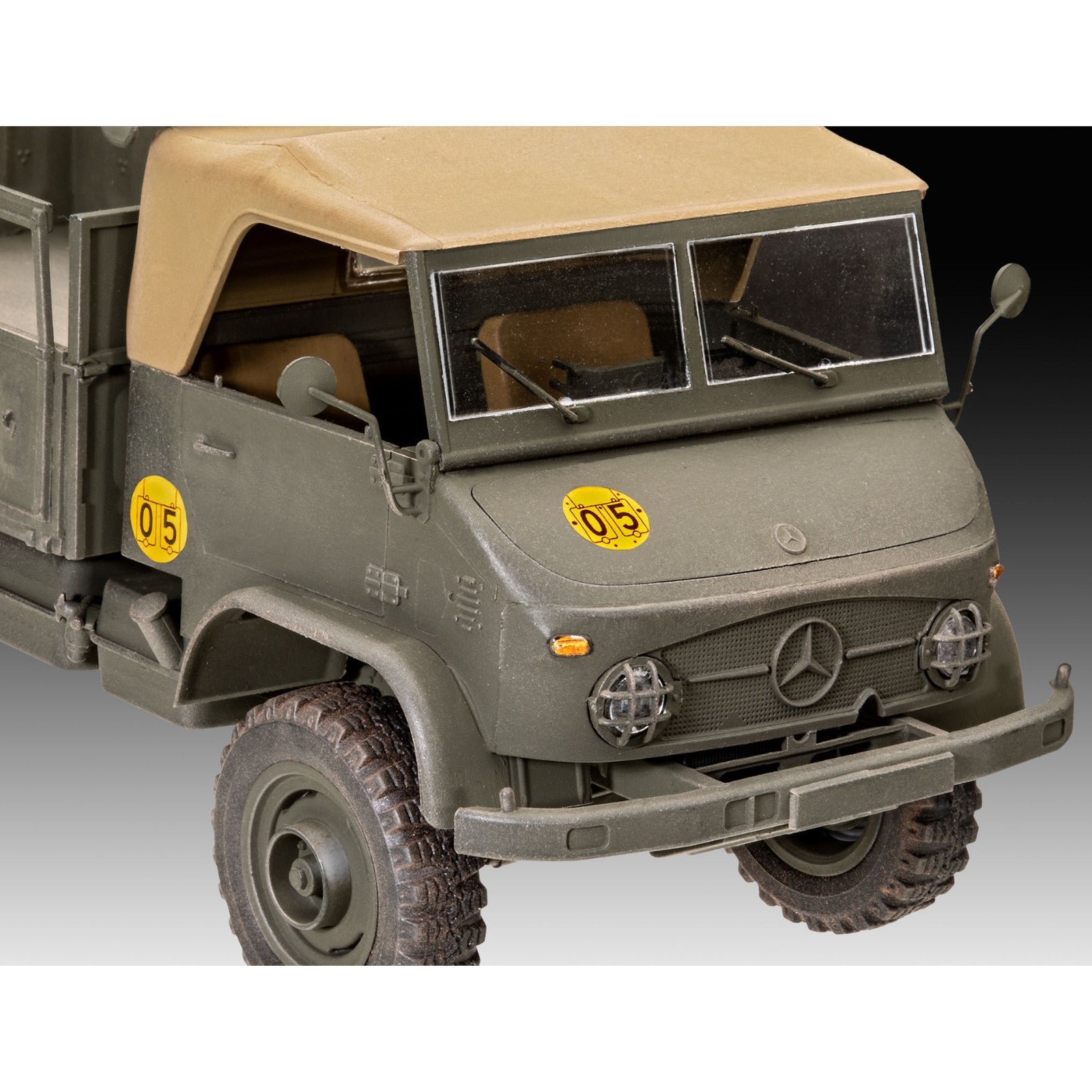 Revell Unimog 404 S Truck Model Kit 1950s Mercedes-Benz 03348 Alternate 2