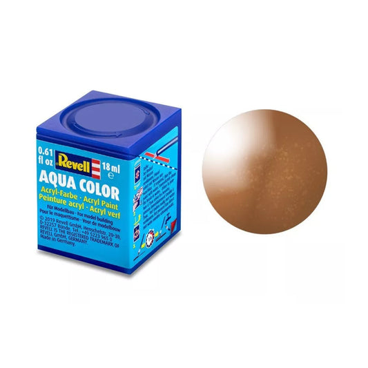 Revell Aqua 18ml Model Building Paints Metallic Bronze