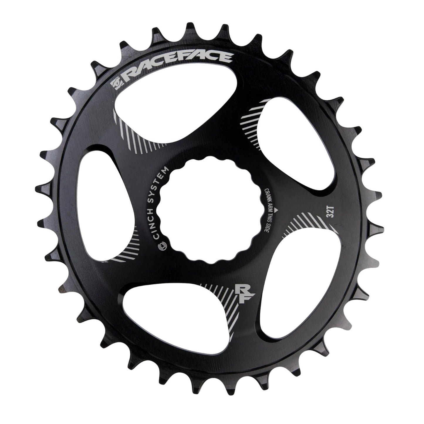 Race Face Direct Mount Oval Chainring 32T Black Single Bike Chainring Alternate 1