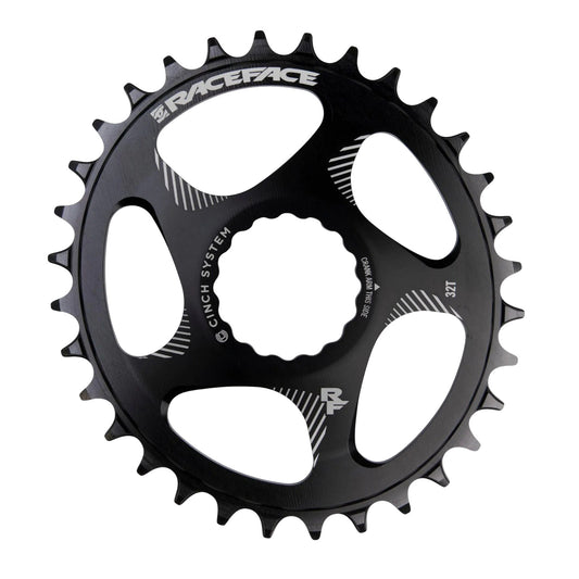 Race Face Direct Mount Oval Chainring 32T Black Single Bike Chainring Alternate 1