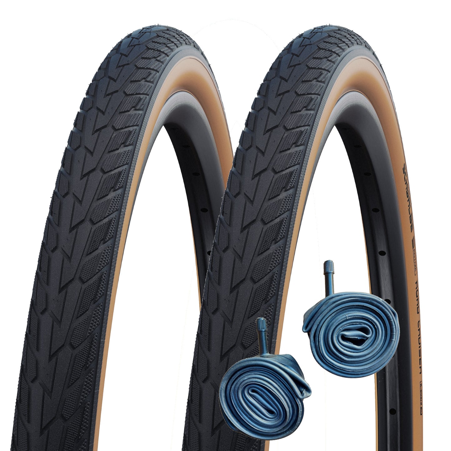 Schwalbe Road Cruiser K-Guard 26 x 1.75 Amber Wall 26 Inch Bike Tyre