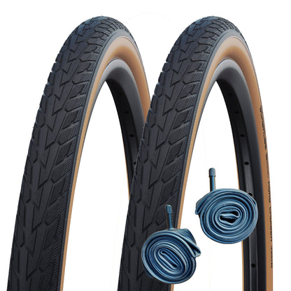 Schwalbe Road Cruiser K-Guard 26 x 1.75 Amber Wall 26 Inch Bike Tyre