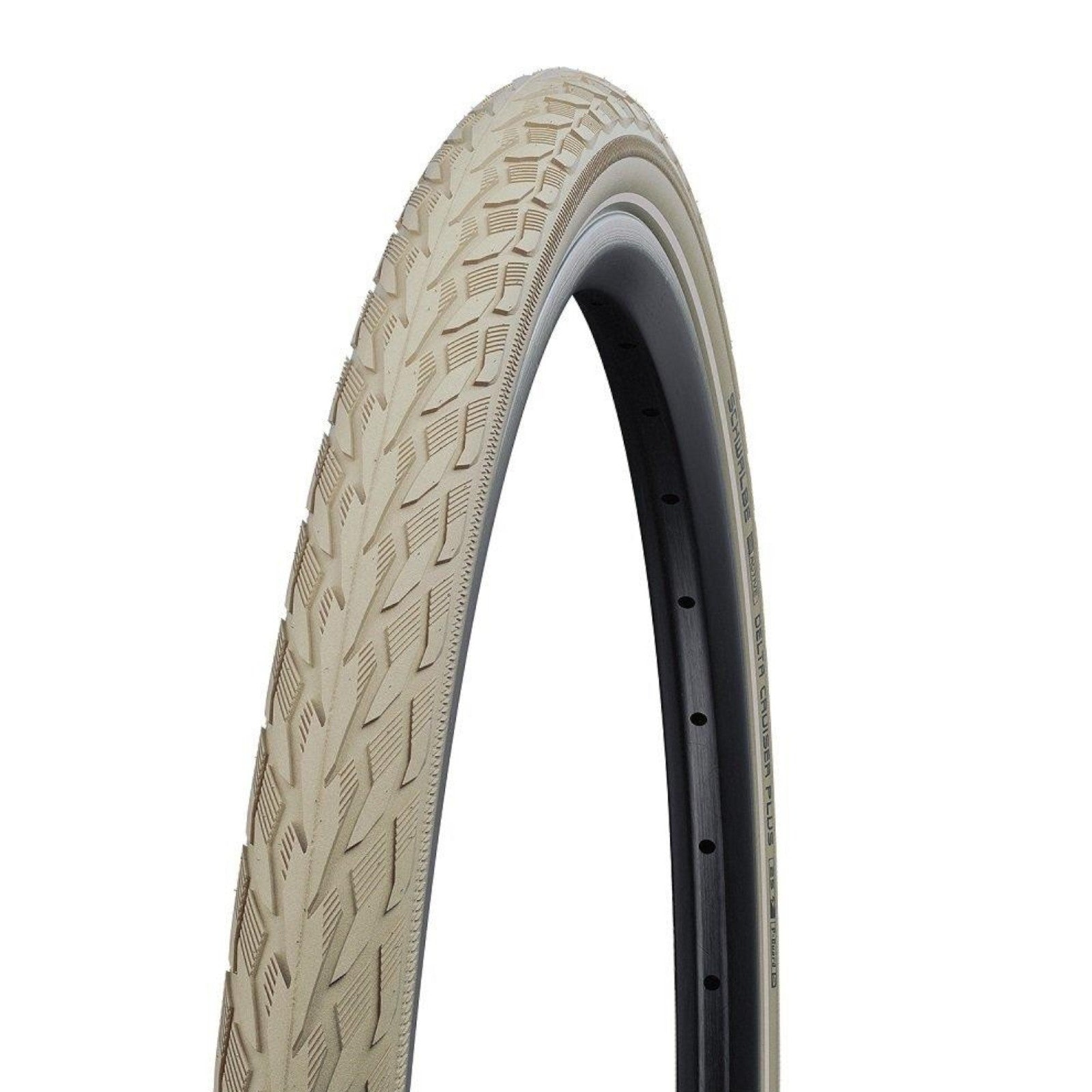 Schwalbe Road Cruiser K-Guard 26 x 1.75 Crème Reflective 26 Inch Bike Tyre