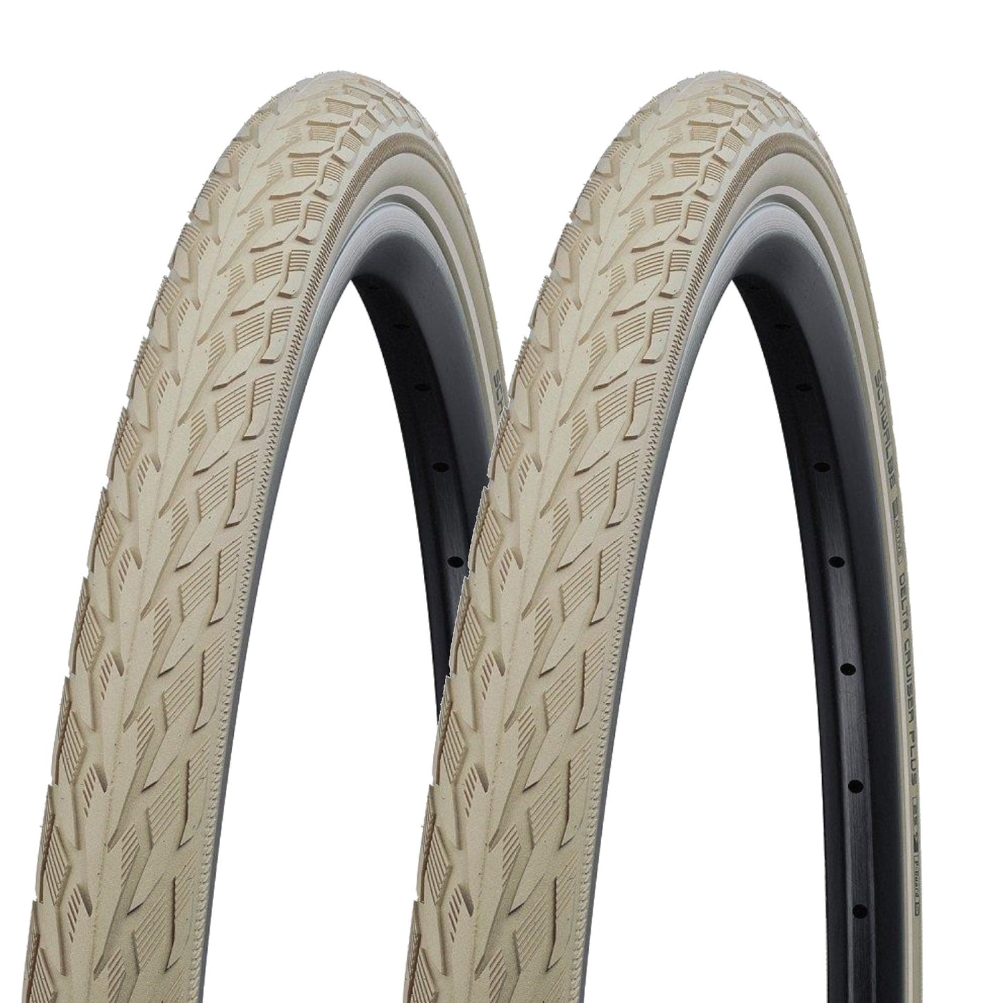 Schwalbe Road Cruiser K-Guard 26 x 1.75 Crème Reflective 26 Inch Bike Tyre