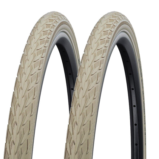 Schwalbe Road Cruiser K-Guard 26 x 1.75 Crème Reflective 26 Inch Bike Tyre