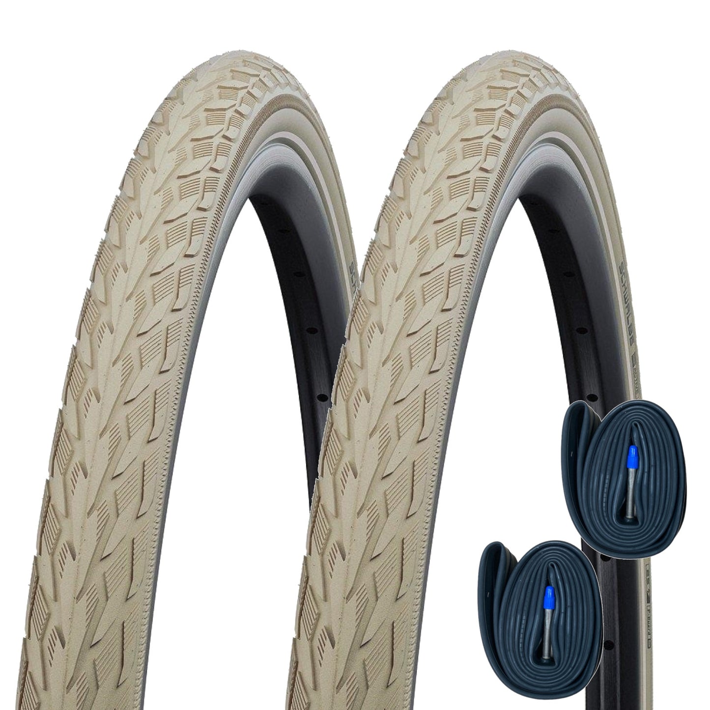 Schwalbe Road Cruiser K-Guard 26 x 1.75 Crème Reflective 26 Inch Bike Tyre