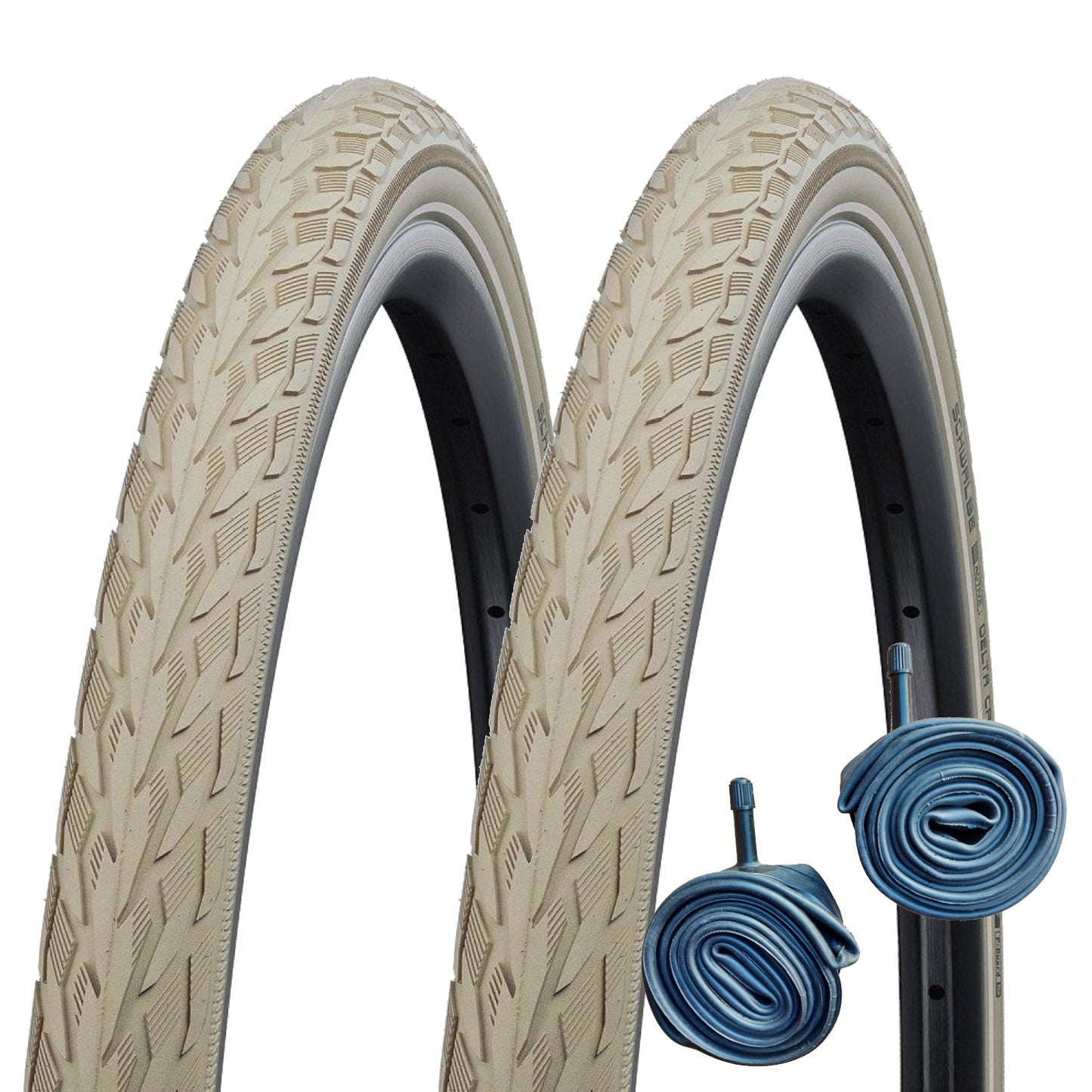 Schwalbe Road Cruiser K-Guard 26 x 1.75 Crème Reflective 26 Inch Bike Tyre