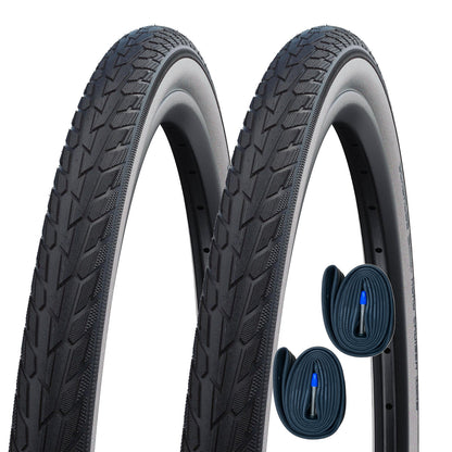 Schwalbe Road Cruiser K-Guard 700 x 35c White Wall 700c Bike Tyre