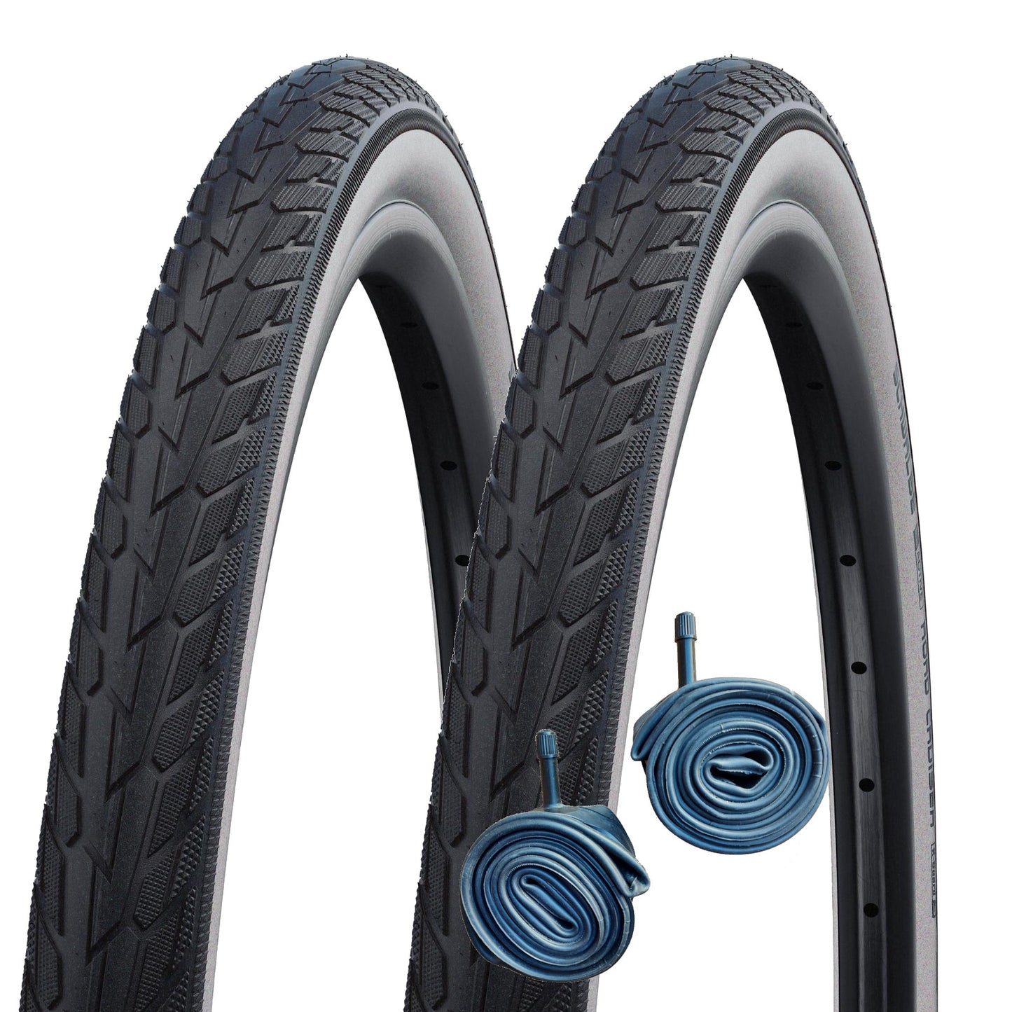 Schwalbe Road Cruiser K-Guard TwinSkin 700 x 40c Green 42-622 700c Bike Tyre