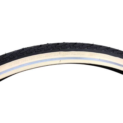 Schwalbe Road Cruiser K-Guard TwinSkin 700 x 40c Green 42-622 White Wall Reflex 700c Bike Tyre
