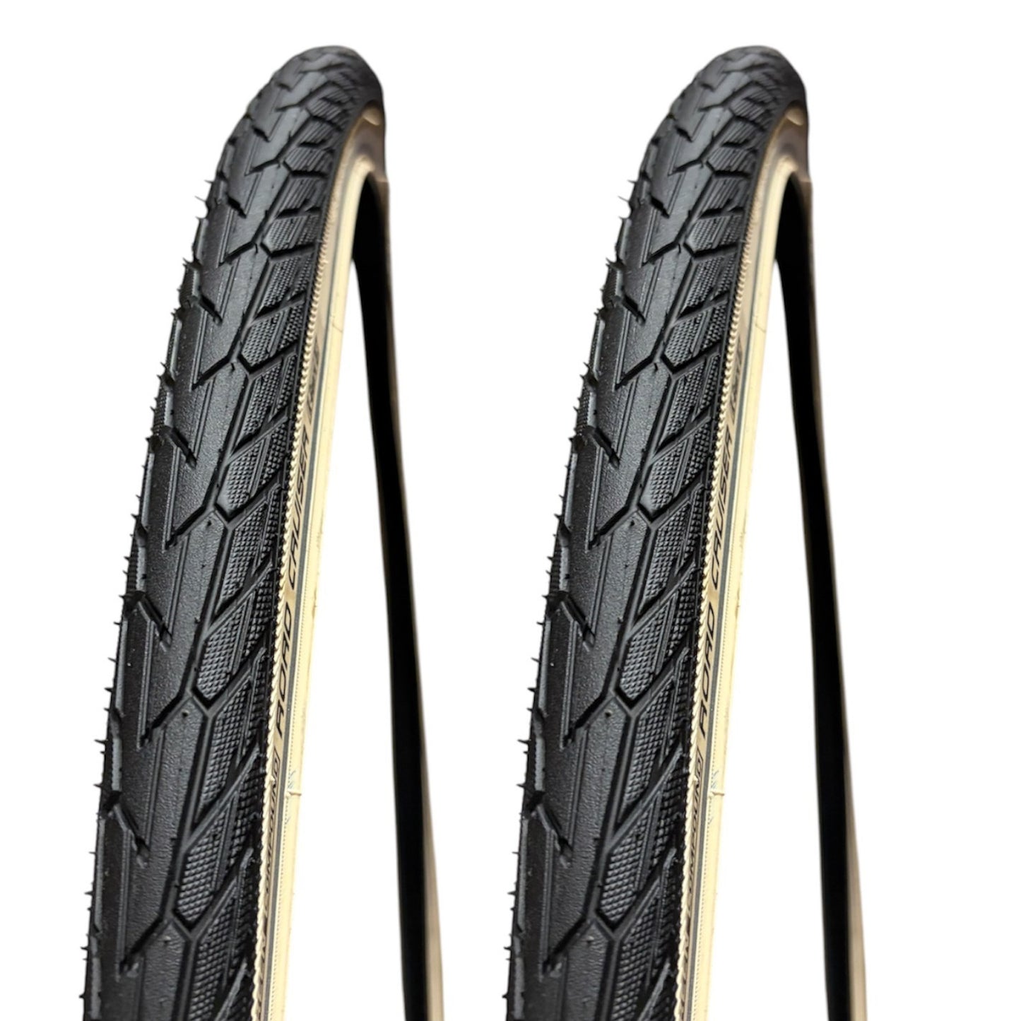 Schwalbe Road Cruiser K-Guard TwinSkin 700 x 40c Green 42-622 White Wall Reflex 700c Bike Tyre