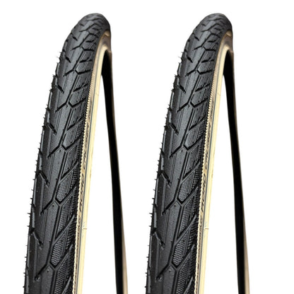 Schwalbe Road Cruiser K-Guard TwinSkin 700 x 40c Green 42-622 White Wall Reflex 700c Bike Tyre