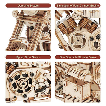 ROKR Cruiser Motorcycle LK504 3D Wooden Puzzle 3D Puzzle LK504 Alternate 11