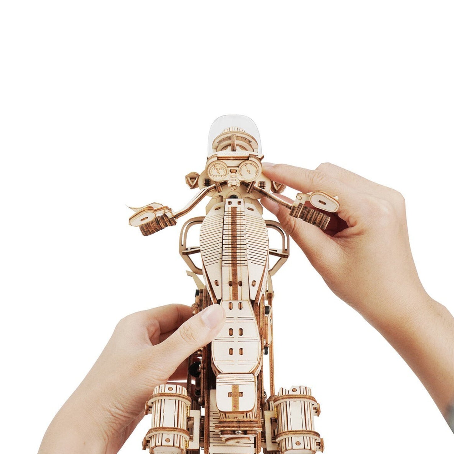 ROKR Cruiser Motorcycle LK504 3D Wooden Puzzle 3D Puzzle LK504 Alternate 4