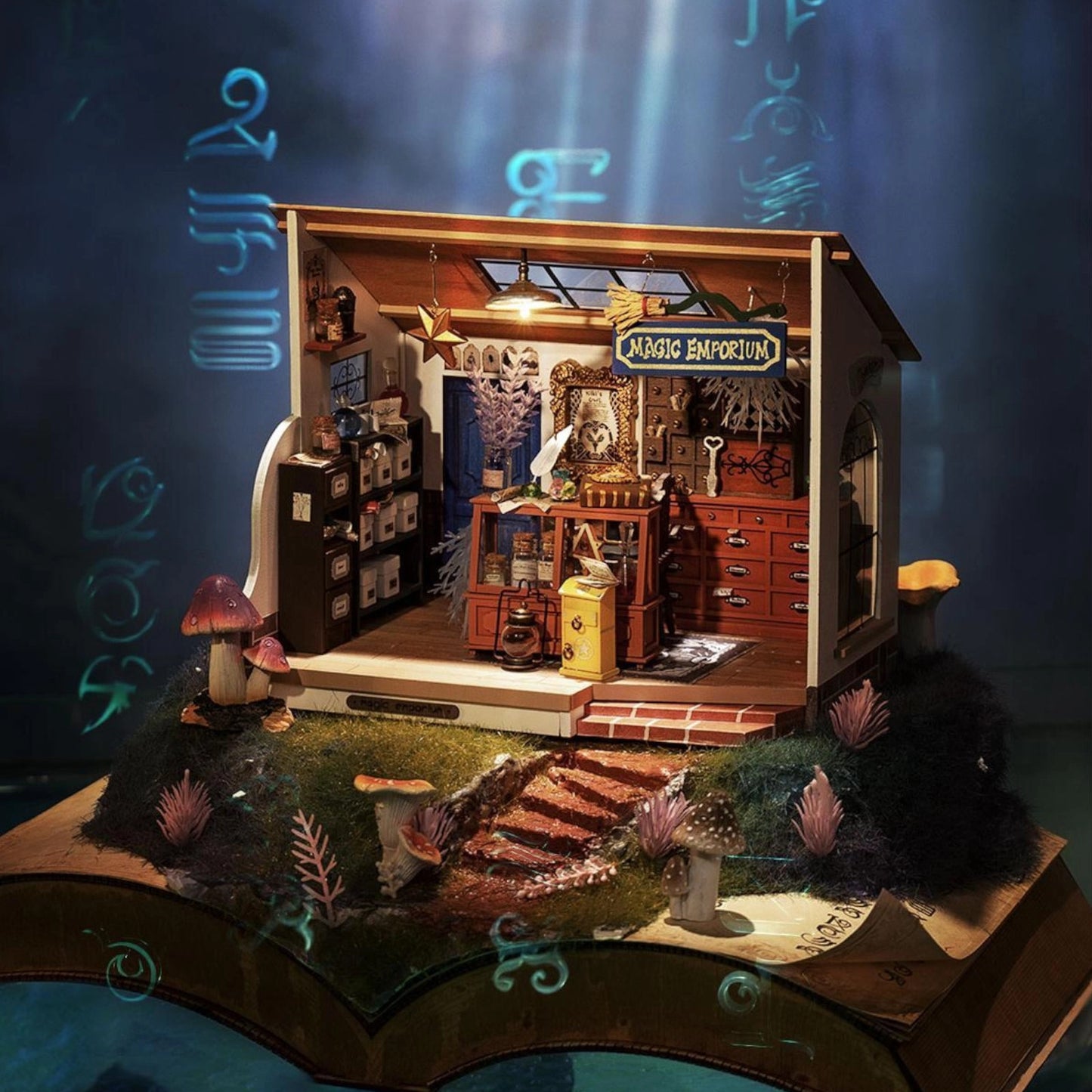 Rolife Kiki’s Magic Emporium DIY Miniature House Kit DG155 3D Puzzle DG155 Alternate 1