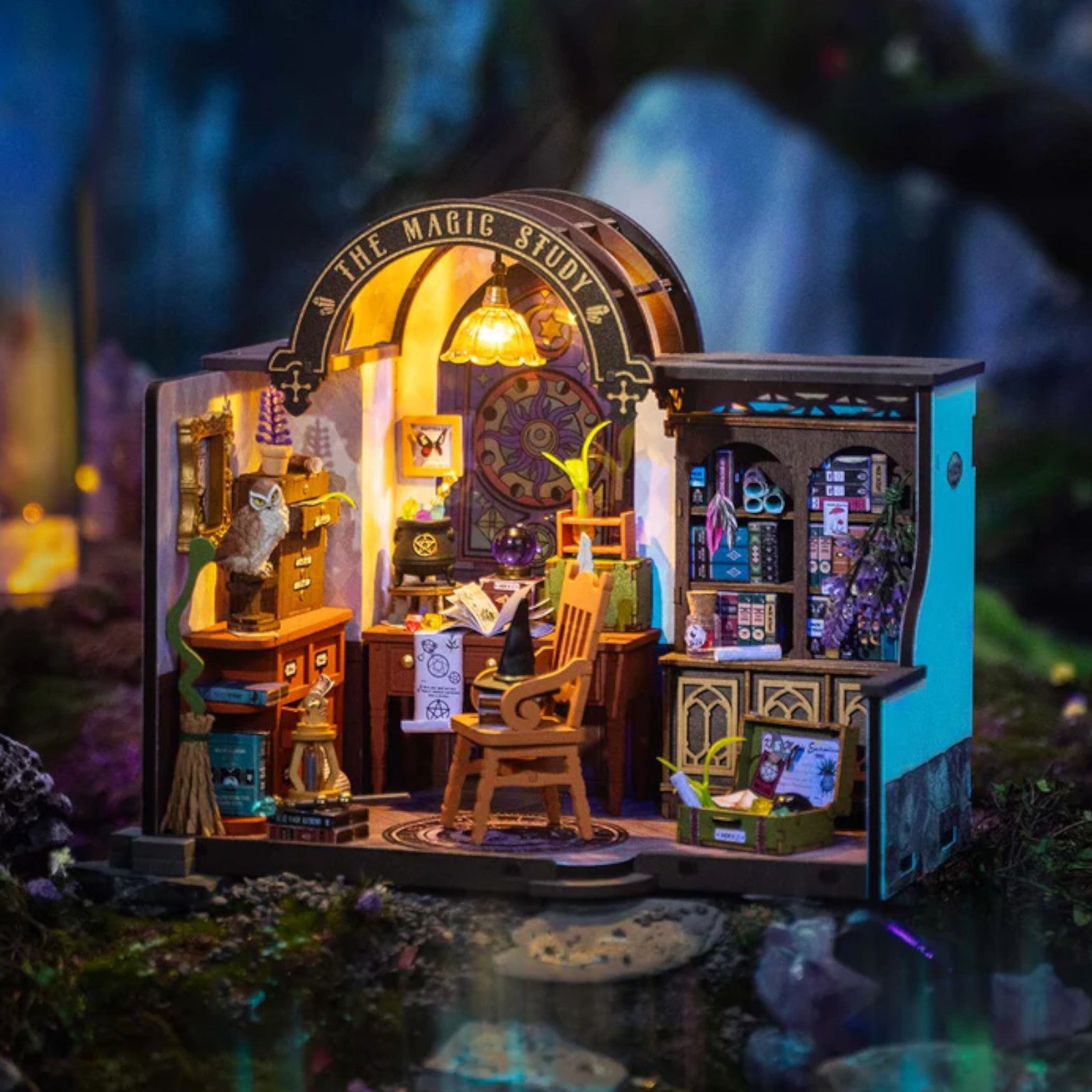 Rolife The Magic Study DIY Miniature House DG166 3D Puzzle DG166 Alternate 1