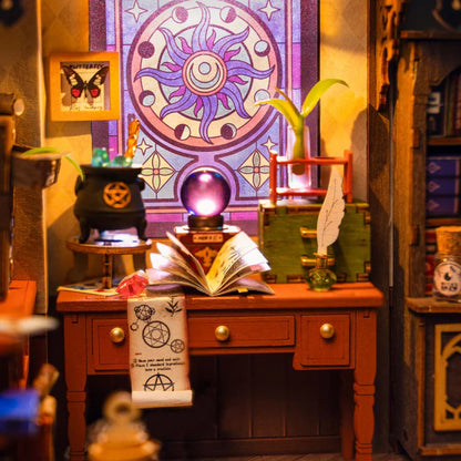 Rolife The Magic Study DIY Miniature House DG166 3D Puzzle DG166 Alternate 2