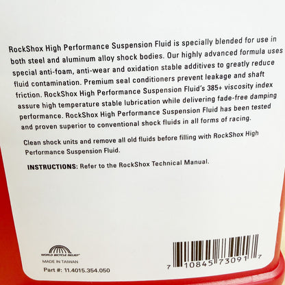 Rockshox 0W-30 1 Litre Bottle Bike Suspension Oil Alternate 2