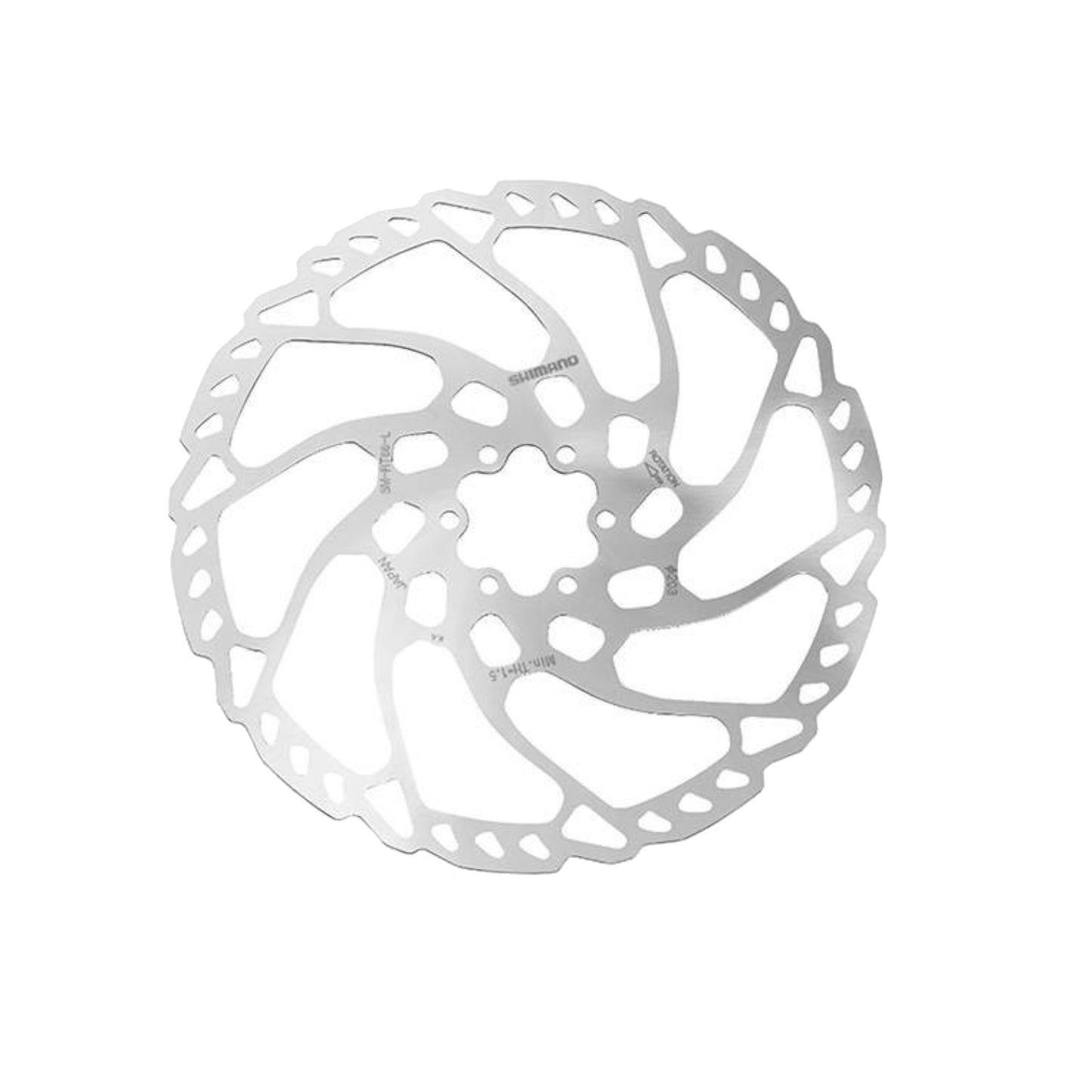 Shimano 203mm 6 Bolt Bike Disc Brake Rotor