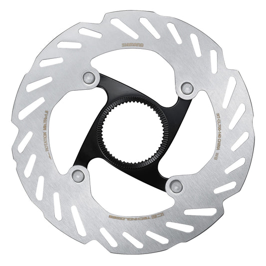 Shimano Ice Tech rotor with external lockring, 140 mm Bike Disc Brake Rotor RT-CL700