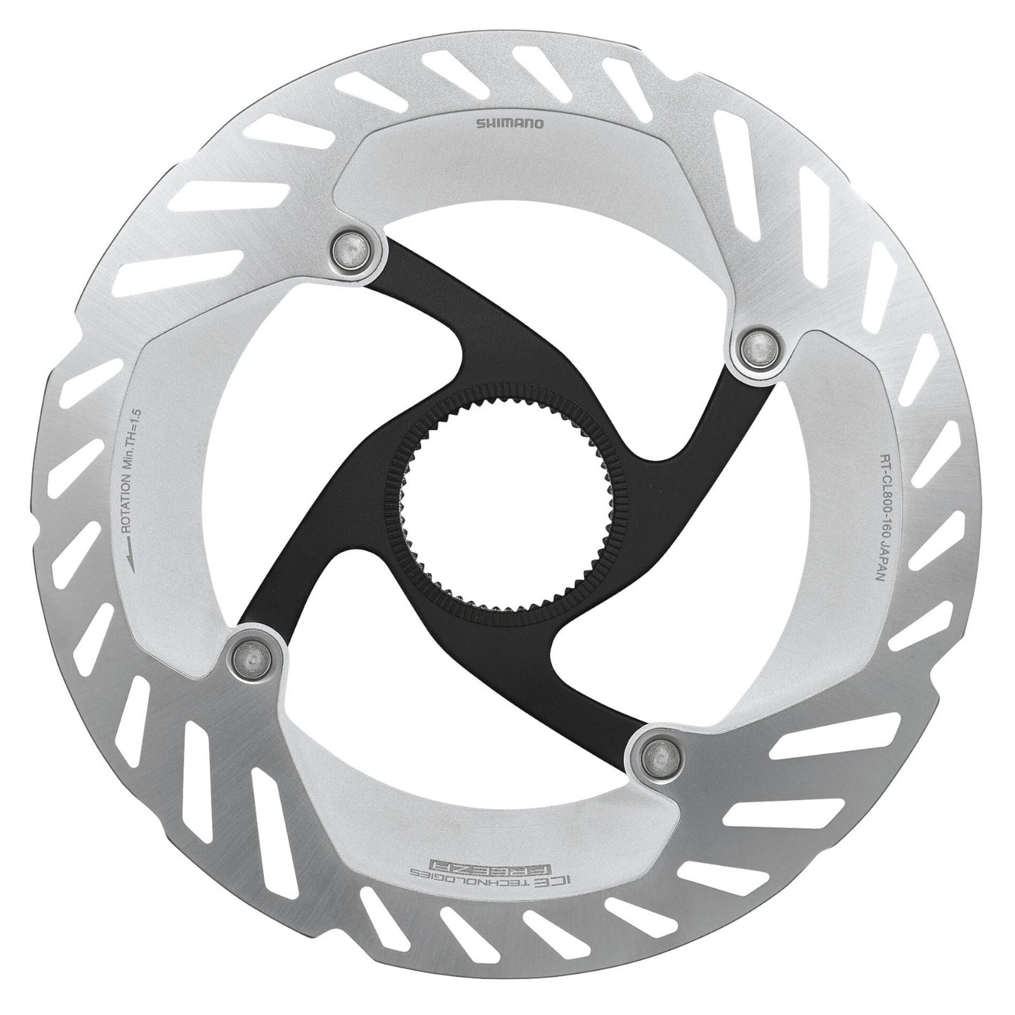 Shimano RT-CL800 Ice Tech Freeza 160mm Bike Disc Brake Rotor