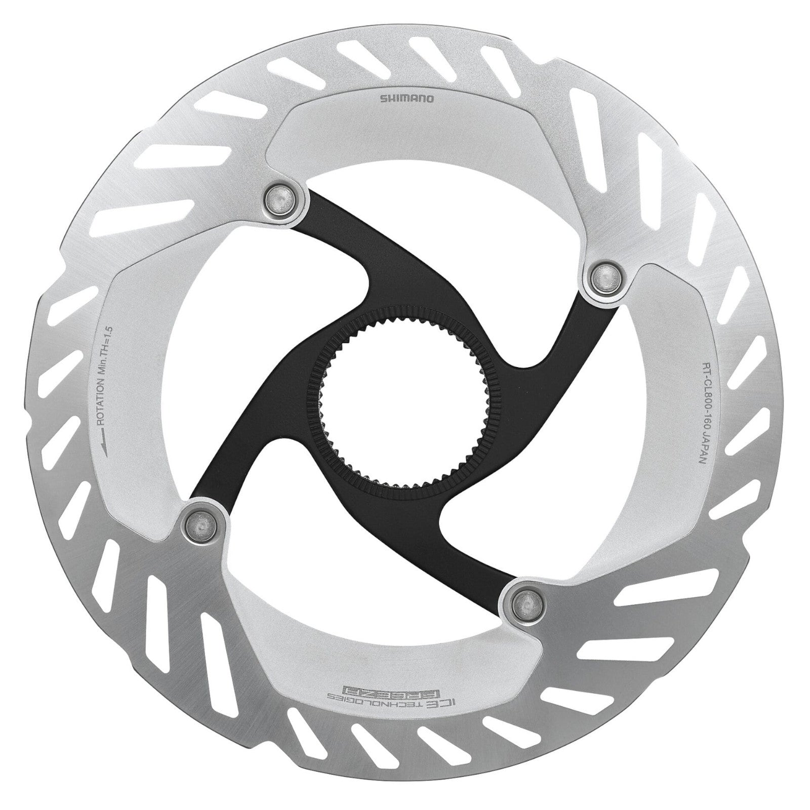 Shimano RT-CL800 Ice Tech Freeza 160mm Bike Disc Brake Rotor