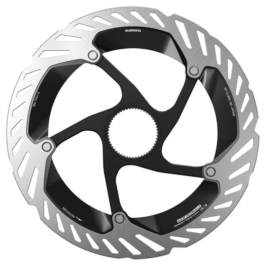 Shimano Ice Tech FREEZA rotor with external lockring, 180 mm Bike Disc Brake Rotor RT-CL900