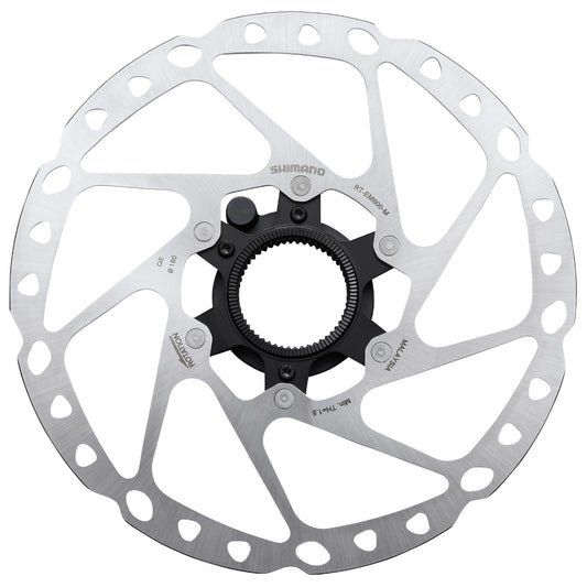 Shimano Steps Center Lock External Lockring and Magnet Bike Disc Brake Rotor RT-EM600